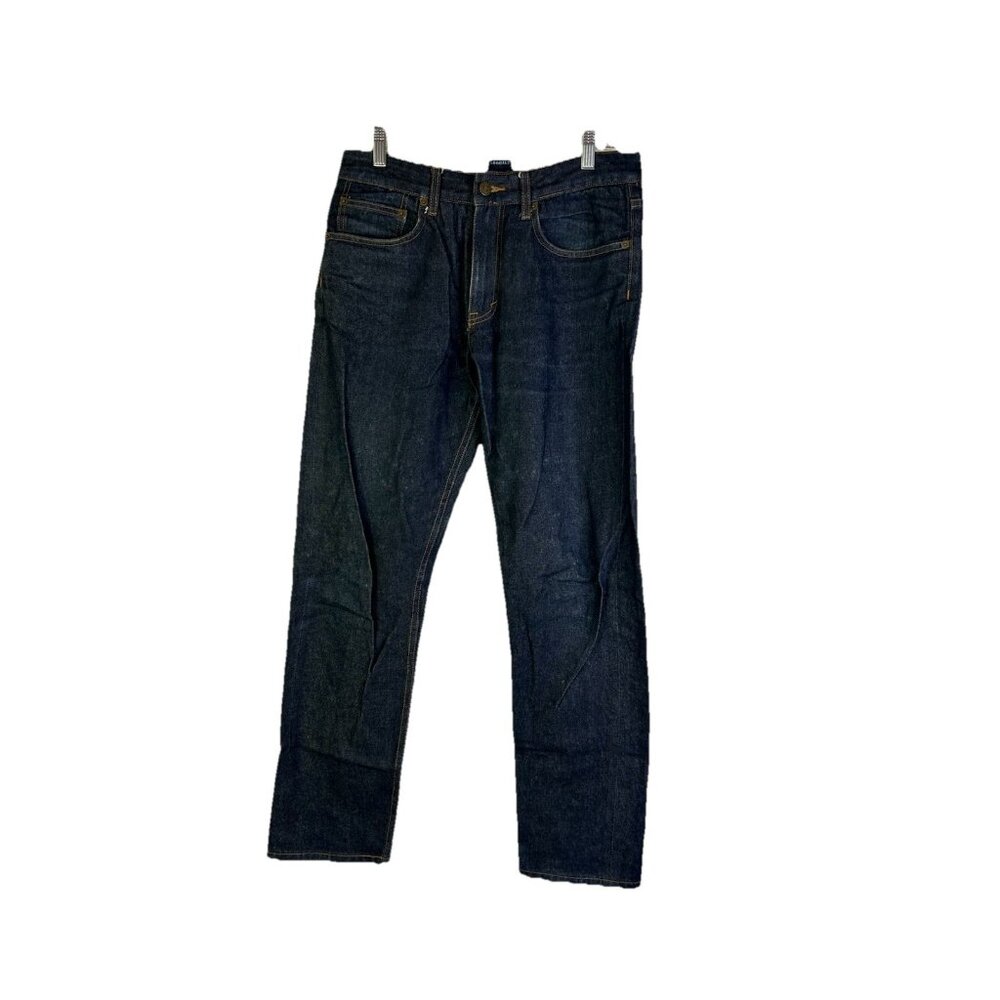 Goodale The Goodale Slim Darkwash Selvedge Raw Denim Blue Jeans Mens 32x32